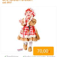 BAMBOLA DOLLY CARNEVALE VENEZIANO (2anni)
