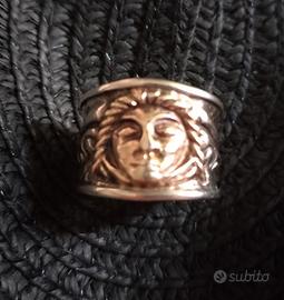 Anello in argento e oro firmato 