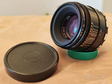 Helios 44-2 58mm f2 obiettivo ZENIT ZEBRA KMZ, M42