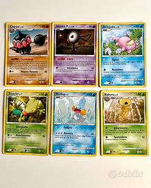 Lotto di 6 Carta Pokemon ex Incontri Leggendari