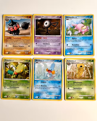 Lotto di 6 Carta Pokemon ex Incontri Leggendari
