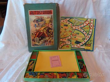 FASCISMO 1942/45 AUTOSTRADA GIOCO IN SCATOLA