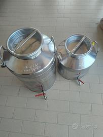 Fusti per olio in acciaio inox con rubinetto