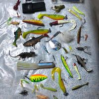 Lotto artificiali da pesca