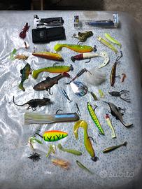 Lotto artificiali da pesca