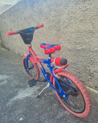 Bici Spider-Man bambino 16” come nuova 🚲