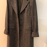 Cappotto grigio spigato