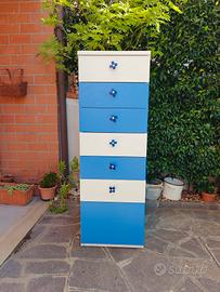 Cassettiera alta da cameretta