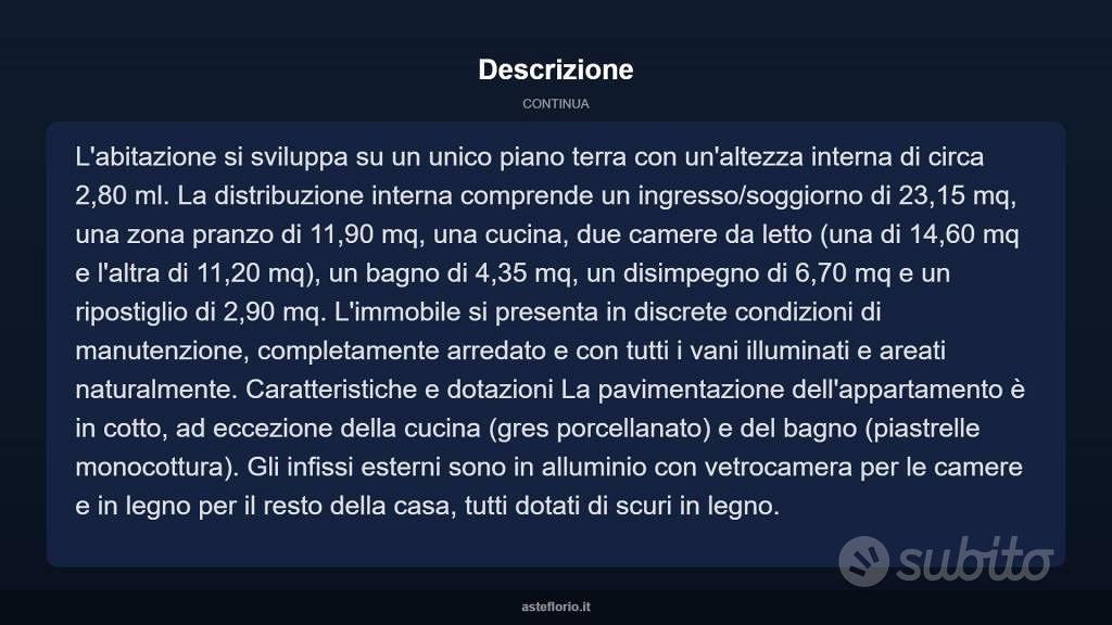 Casa – Reggio Calabria, Trizzino - Altro