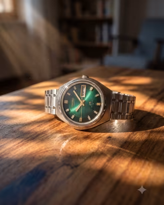 Seiko Lord Matic Automatico. ref. 5606-7300 verde