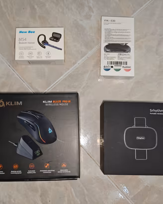 LOTTO ACCESSORI PER PC (TUTTO NUVO)