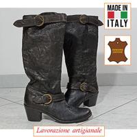 Stivali alti vera pelle Shoemaker 37 Leather Boots