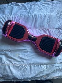 Hoverboard 6.5" rosa cromato,design moderno 