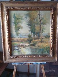 Ercole Magrotti paesaggio lago di Varese