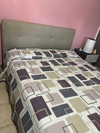 letto matrimoniale contenitore con materasso