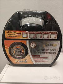 Catene neve CambioPiù KNS-80 nuove sigillate