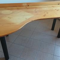 Scrivania in pino di svezia massello