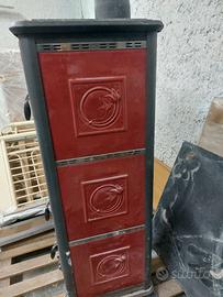 STUFA A LEGNA CON FORNO. 300 EURO