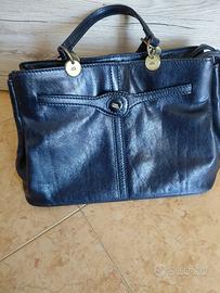 Borsa a mano The Bridge vintage nera di pelle