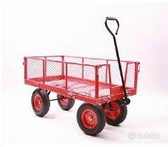 Carrello giardino carretto TC1840A portata 350 kg