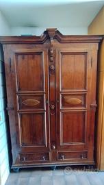 Armadio antico dell'800 in Noce - smontabile