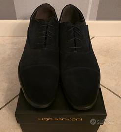 Scarpe da uomo stringata in camoscio