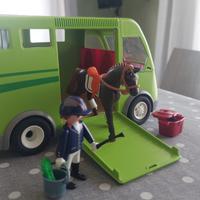 Playmobil "Furgone per Il Trasporto dei Cavalli"