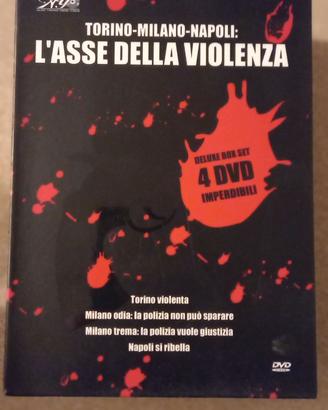 Cofanetto poliziesco italiano 4 DVD (raro)