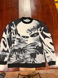 Maglione bianco e nero