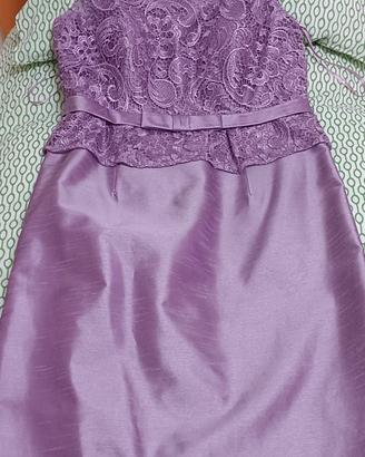 Abito da cerimonia con macramè 