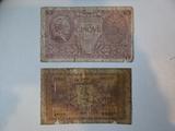Banconota, Moneta di carta 5 lire Italia