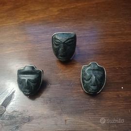 Tris anello e orecchini vintage tema etnico