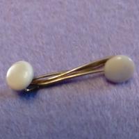 FERMAGLIO PER ABITI IN MADREPERLA ANNI 50 