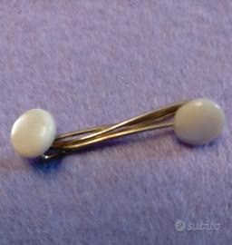 FERMAGLIO PER ABITI IN MADREPERLA ANNI 50 