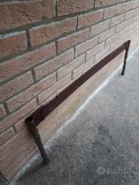 antica sega da boscaiolo a due mani vintage 