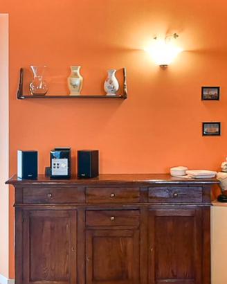 Credenza Rustica Legno Massello Noce 