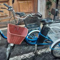 Triciclo elettrico cargo per adulti
