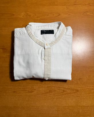 Camicia uomo beige taglia m Piazza Italia