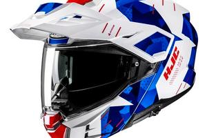 Casco Modulare HJC I80 ROKI blu rosso bianco