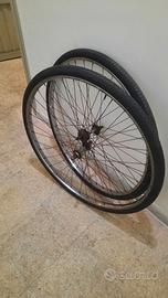 COPPIA RUOTE 28 POLLICI VINTAGE 