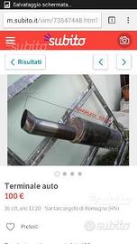 Cerchi r 14 fiat gomme r 17 terminale scarico