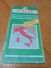 CARTA TURISTICA E AUTOMOBILISTICA D'ITALIA 1993