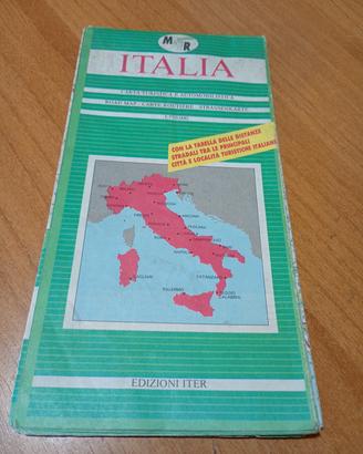 CARTA TURISTICA E AUTOMOBILISTICA D'ITALIA 1993