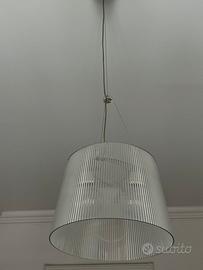 Lampadario Kartell Gè trasparente