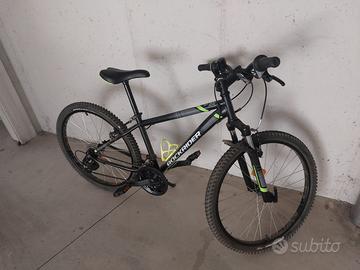 Bicicletta rockrider st500 nera