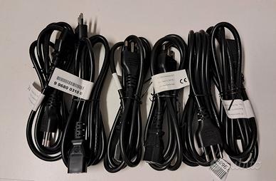 Lotto 10 cavi alimentazione presa Italiana 1.5mt