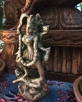 Statuetta Dea Kali in Metallo 12 cm (460g)