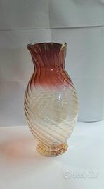 Vaso artistico in vetro soffiato di Murano – Toni