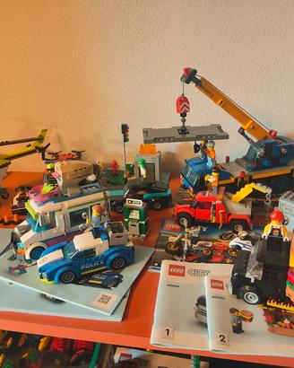 Dieci set Lego city