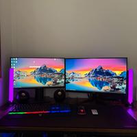 Computer assemblato + due schermi